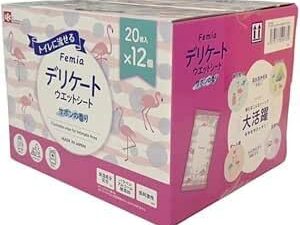 【 コストコ 】Femia デリケート ウエットシート サボンの香り 20枚入り×12個