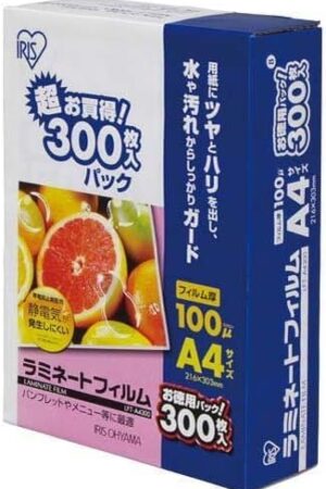 アイリスオーヤマ ラミネートフィルム帯電防止１００μ ３００枚 Ａ４