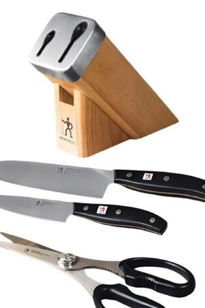 ヘンケルス ディフィニッション ナイフブロック 4点セット [並行輸入品]