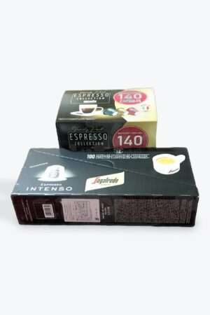 original set costco セガフレード ネスプレッソ互換カプセル インテンソ 100個入り + カフェタリー エスプレッソコレクション アソート 40個入り, 合計140杯分