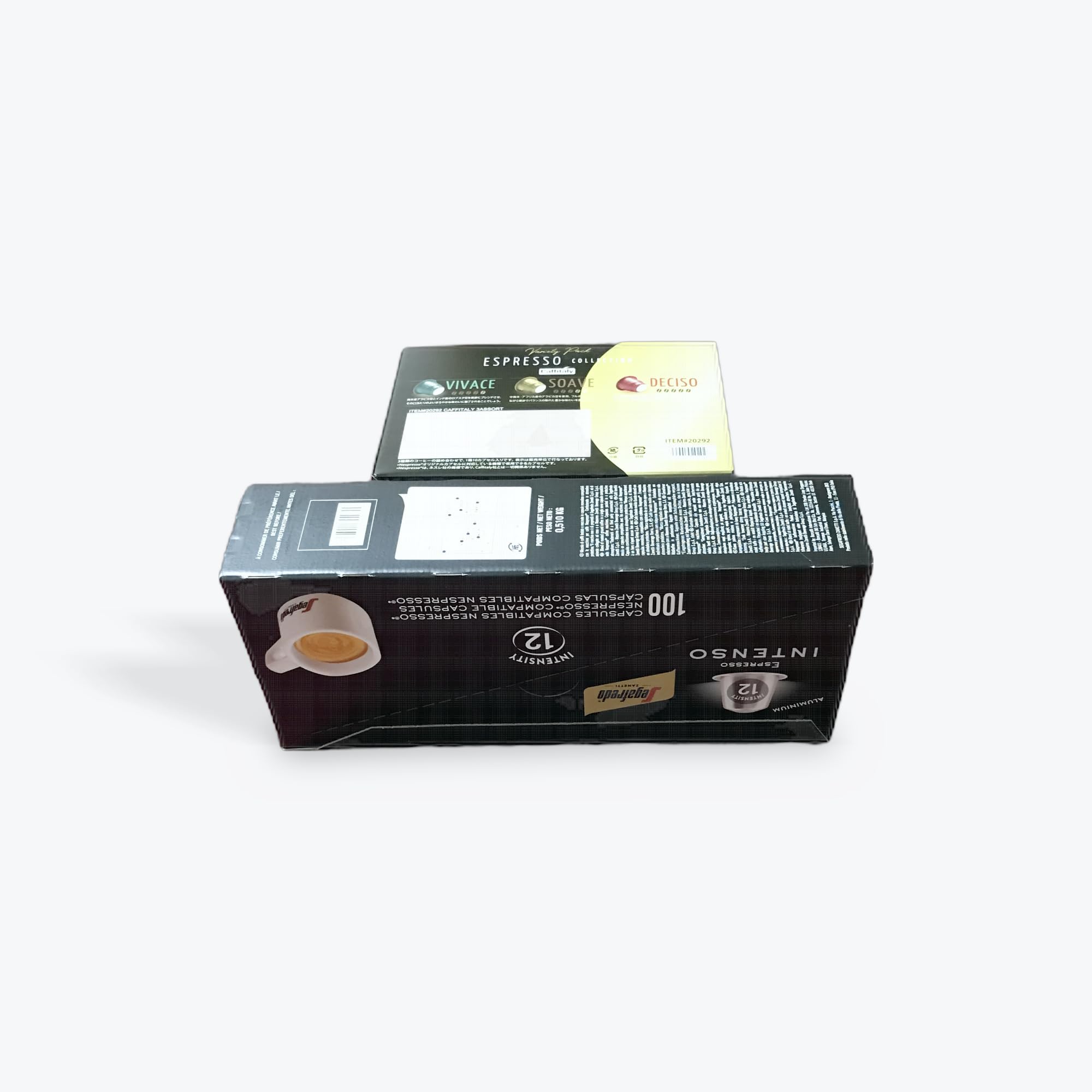 original set costco セガフレード ネスプレッソ互換カプセル インテンソ 100個入り + カフェタリー エスプレッソコレクション アソート 40個入り, 合計140杯分 - 画像 (2)