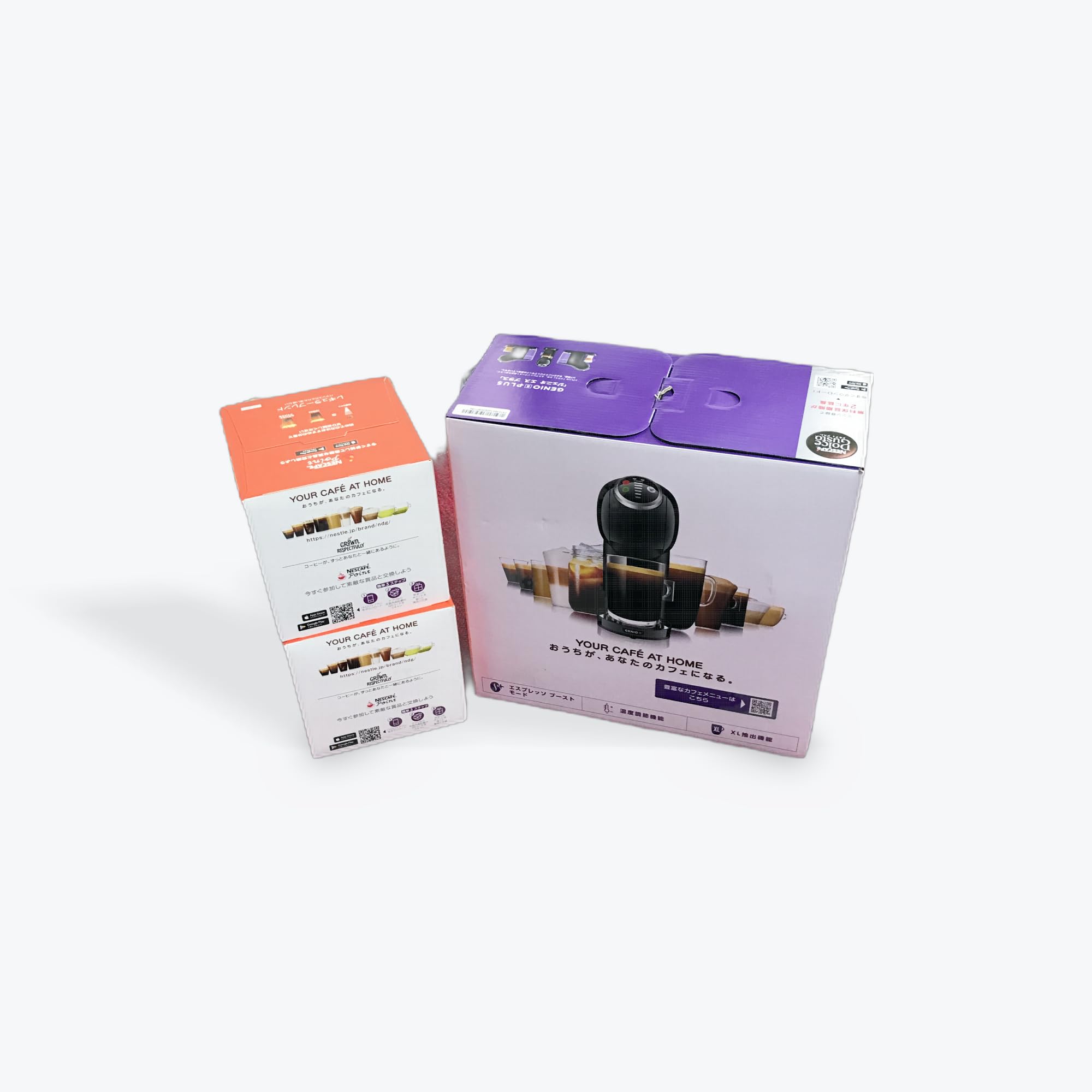 ネスカフェ ドルチェ グストGENIO S PLUS「ジェニオ エス プラス」コーヒーメーカー, ピアノブラック, 専用カプセル60杯分セット - 画像 (5)