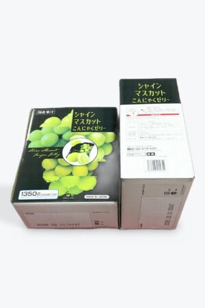 シャインマスカット こんにゃくゼリー、75個入り×2箱セット、1350g、日本製