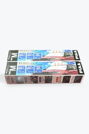 original set costco 車用傘式サンシェード, 135×75cm, 2個パック, UV遮断99.9% [並行輸入品]