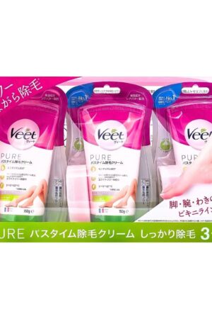 コストコ クリーム RCD-a 150g×3個入り PUREバスタイム しっかり除毛 付属のスポンジで簡単に塗布 除毛 使いやすい ホワイトリリーの香り ミニマリズム処方(着色料､防腐剤フリー)