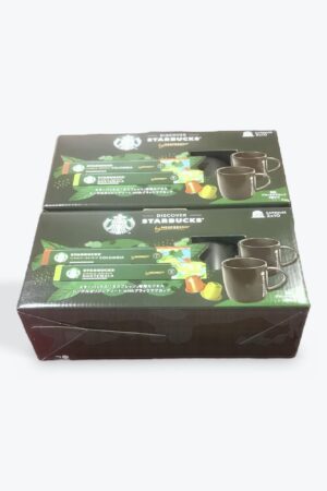 コストコ Starbucks エスプレッソカプセル コロンビア&グアテマラ アソート, ブラックマグカップ2個付き, 20カプセル