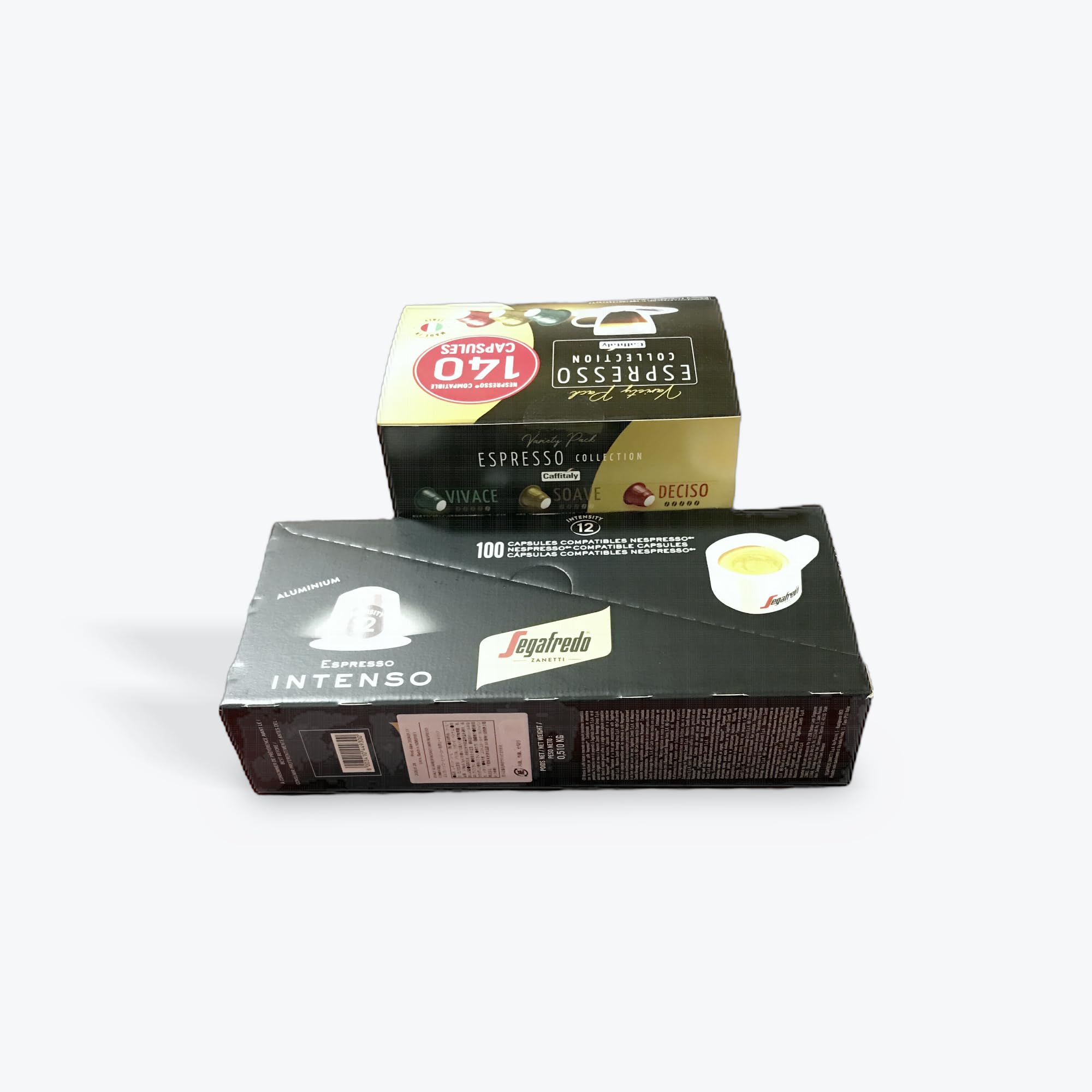 original set costco セガフレード ネスプレッソ互換カプセル インテンソ 100個入り + カフェタリー エスプレッソコレクション アソート 40個入り, 合計140杯分 - 画像 (5)