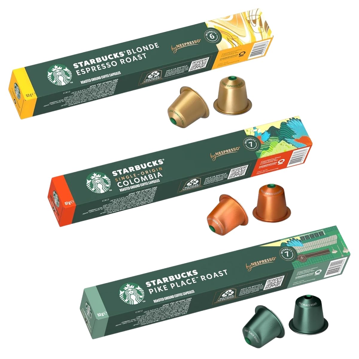 スターバックス ネスプレッソ互換カプセル バラエティー60カプセル
Starbucks Variety 60 Capsules for Nespresso - 画像 (5)