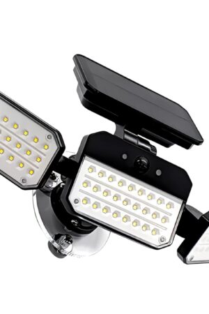 ソーラーセンサーライト 500LM 大光量 広範照射タイプ 強力マグネット 簡単取付け 配線不要 木やコンクリートも可