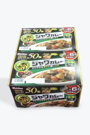 original set costco ハウス食品 プライムジャワカレー 中辛, 48皿分×2個セット, カロリーオフ50%, さわやかな辛さと深いコク