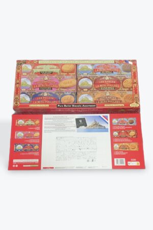 ラ・メール・プラール バター入りビスケット詰め合わせ、2種類のフレーバー