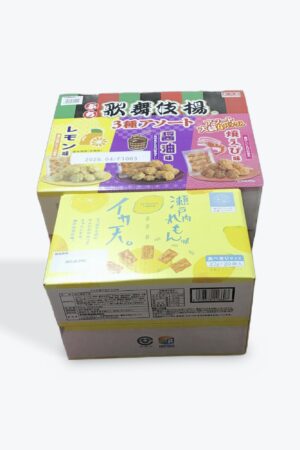 コストコ 天乃屋 歌舞伎揚アソート 3種セット, レモン塩・醤油・焼えび味, 1056g, イカ天付き