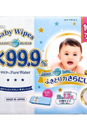 Baby Wipes ふきとり力さらにUPで新登場! ! 水99.9%ふんわりプラスおしりふき大判 Baby Wipes 70枚入×15個パック 計1050枚入 無香