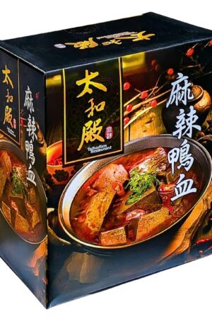 太和殿 麻辣鴨血火鍋 スープ 鴨血豆腐入り 600g×3個入り 台湾製