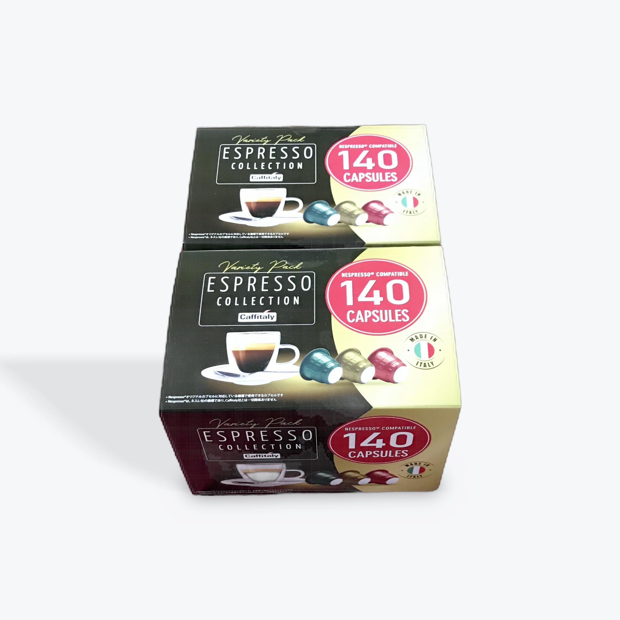 original set costco カフィタリー エスプレッソ 互換カプセル コーヒー 3種アソート 140個入り, まとめ買い 2パック - 画像 (3)