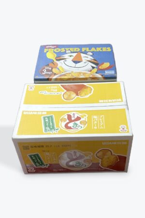 コストコオリジナルセット costco UHA味覚糖 おさつどきっ プレミアム塩バター味 65g×10袋, ケロッグ フロステッドフレーク 395g×3袋 セット