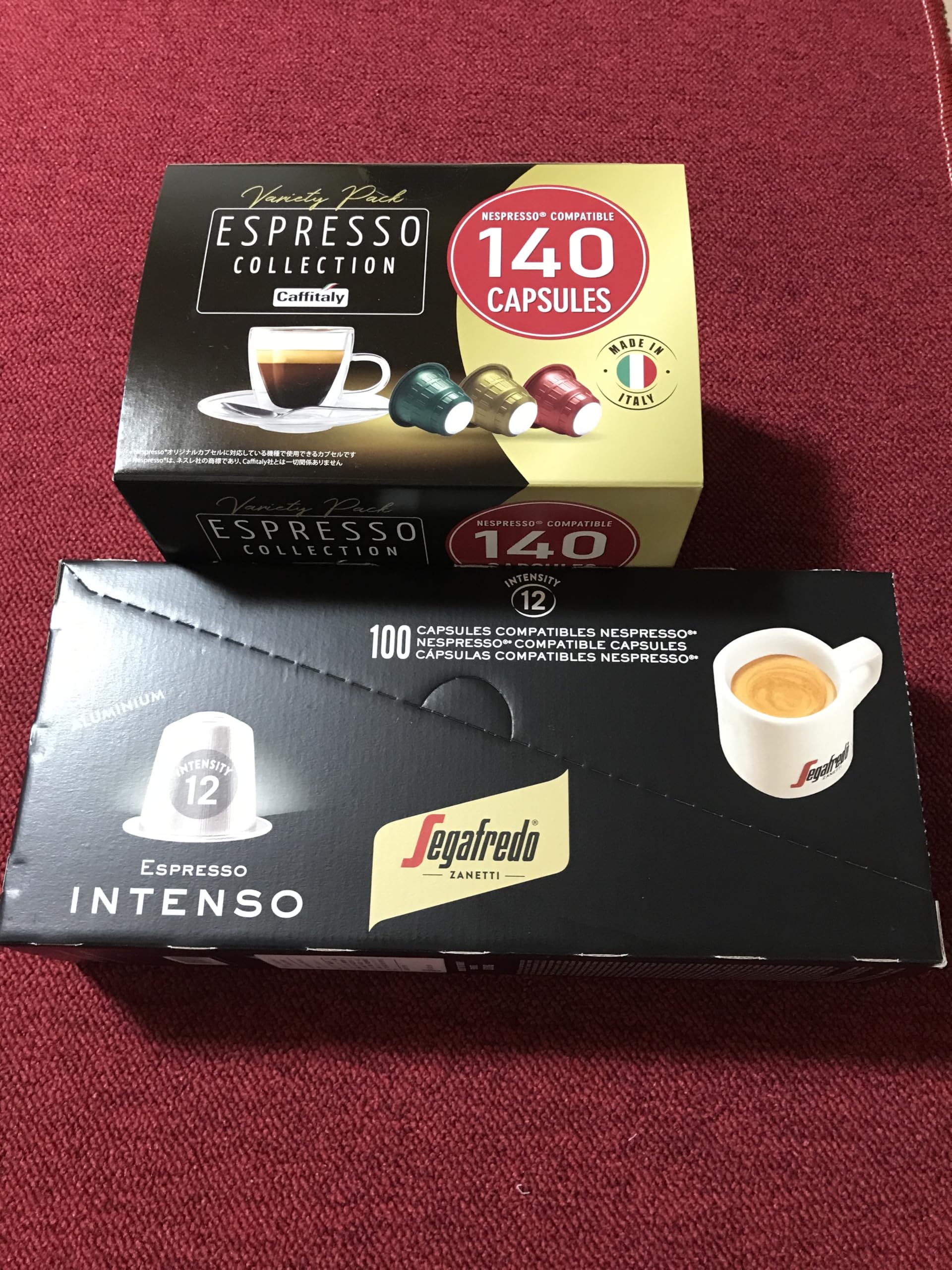 original set costco セガフレード ネスプレッソ互換カプセル インテンソ 100個入り + カフェタリー エスプレッソコレクション アソート 40個入り, 合計140杯分 - 画像 (6)
